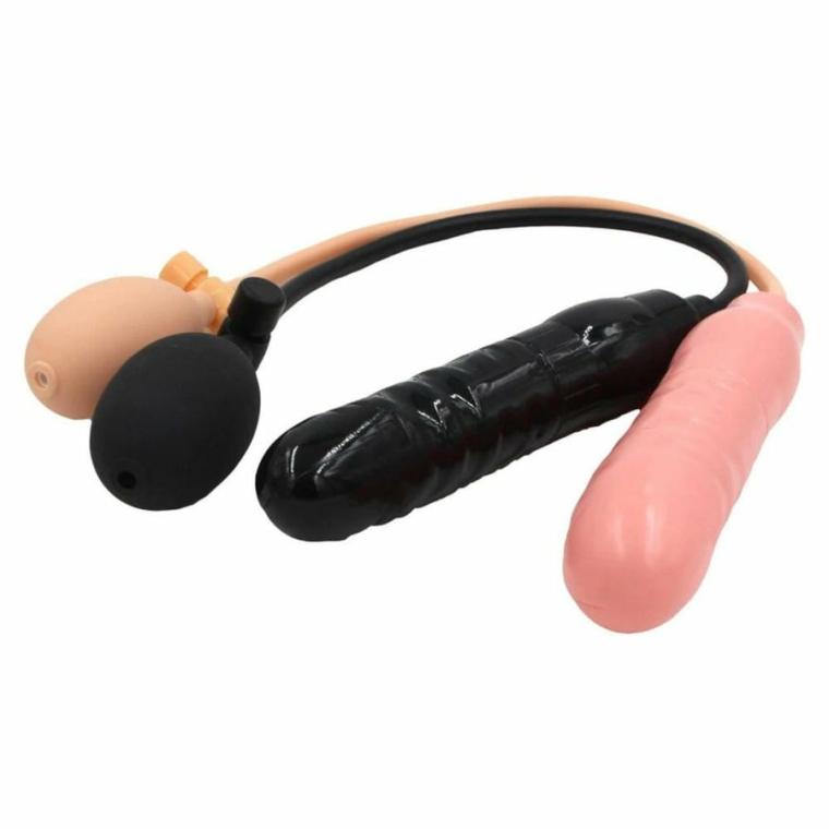 Backdoor Dilator Inflatable Butt Plug Toy Butt Plugs Black