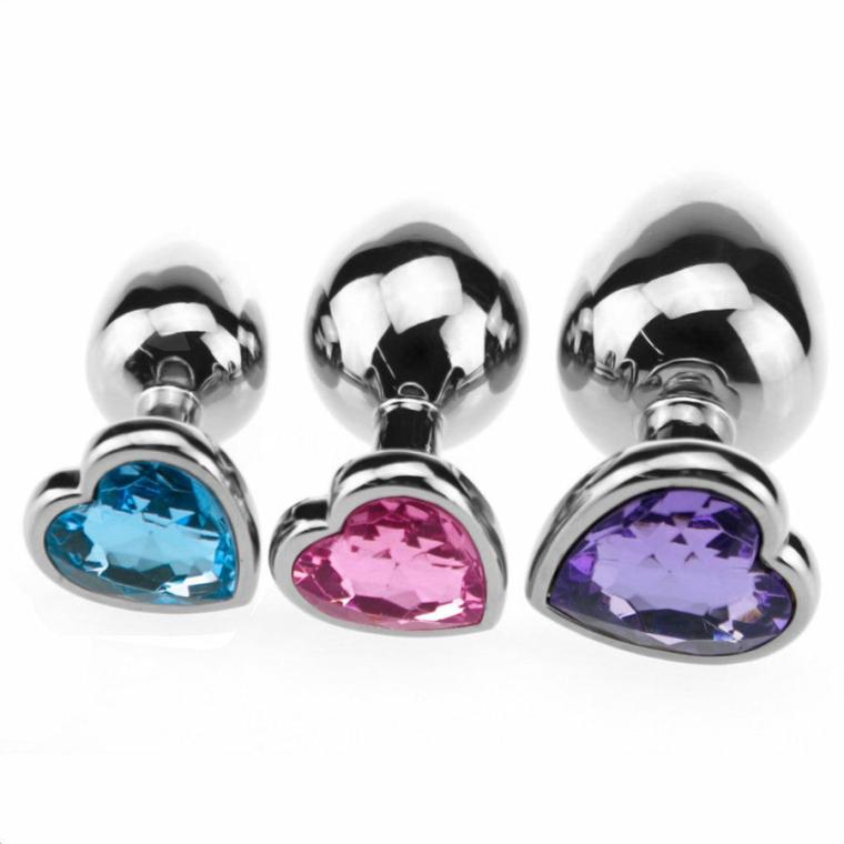 Candy Heart Plug Kit (3 Piece) Butt Plugs