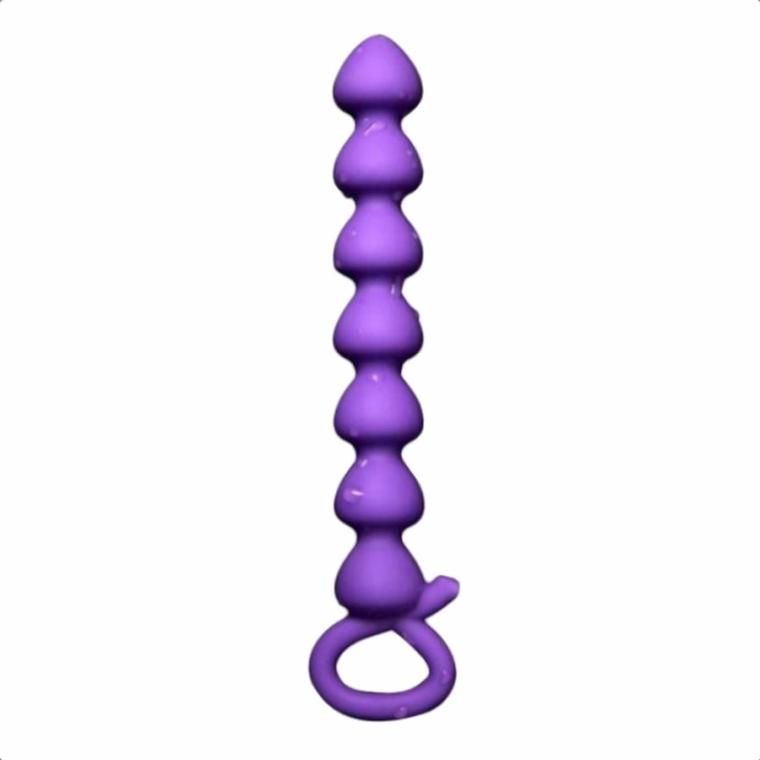 Cherry-Shaped Beads With Pull Ring Anal Toys