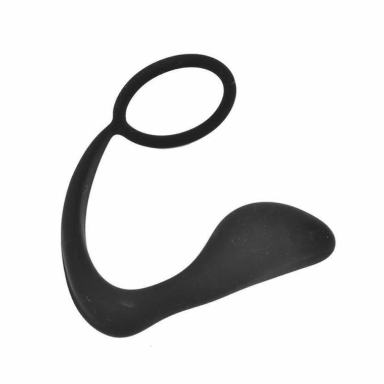 Cock Ring Silicone Prostate Massager Plug Stimulator Anal Toys