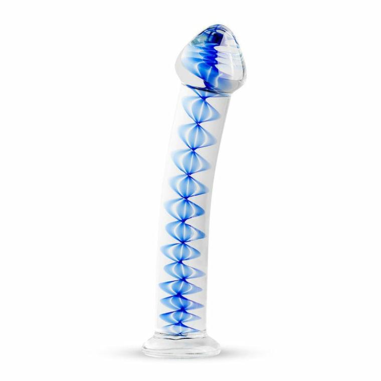 Curved & Smooth Handmade Glass Dildo 7.3 Inch Dildos