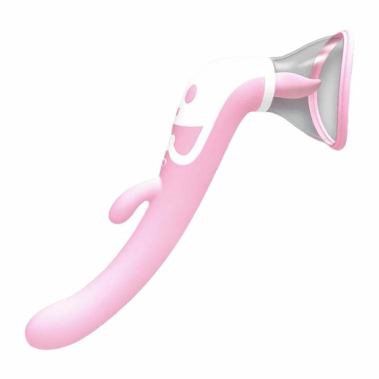 Pink Tongue Anal Vibrator Anal Toys