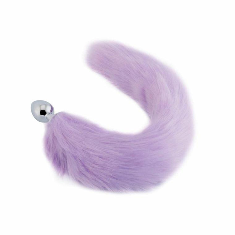 Purple Cat Tail Plug 14″ Cat Tails