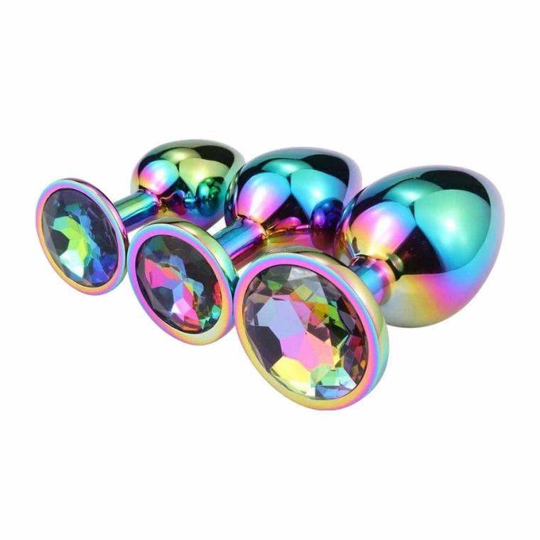 Rainbow Princess Kit (3 Piece) Butt Plugs