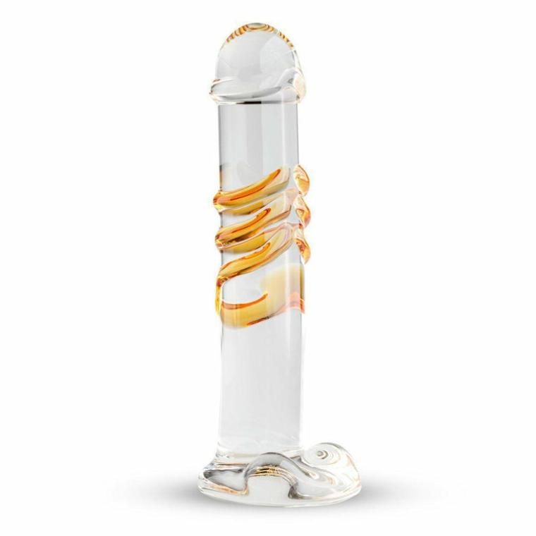 Realistic Handmade Glass Dildo 6.5 Inch Dildos