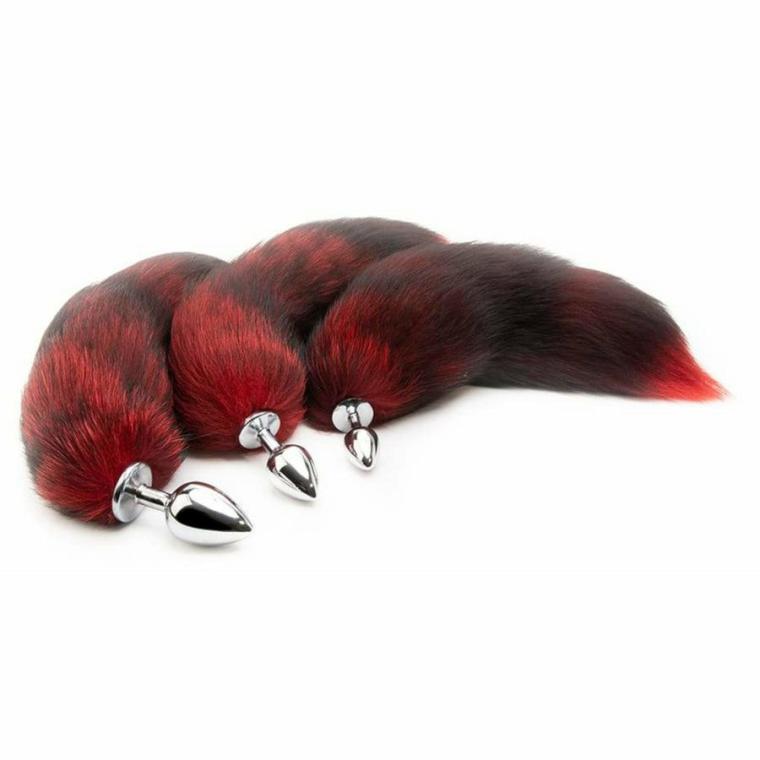 Red Wolf Metal Tail Plug 16″ Tails