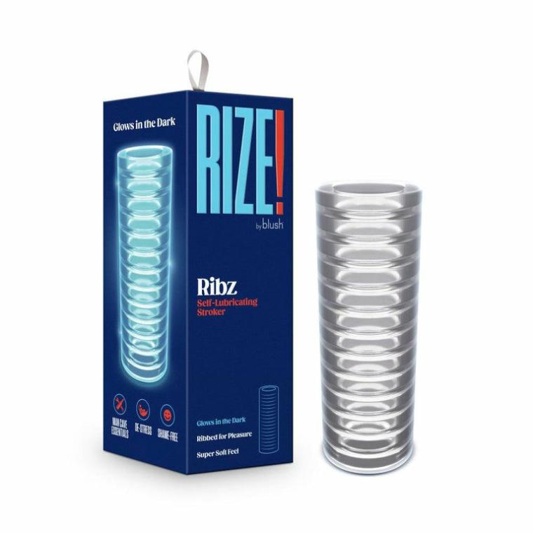 Ribz Self-Lubricating Masturbator By Rize! Sex Toys