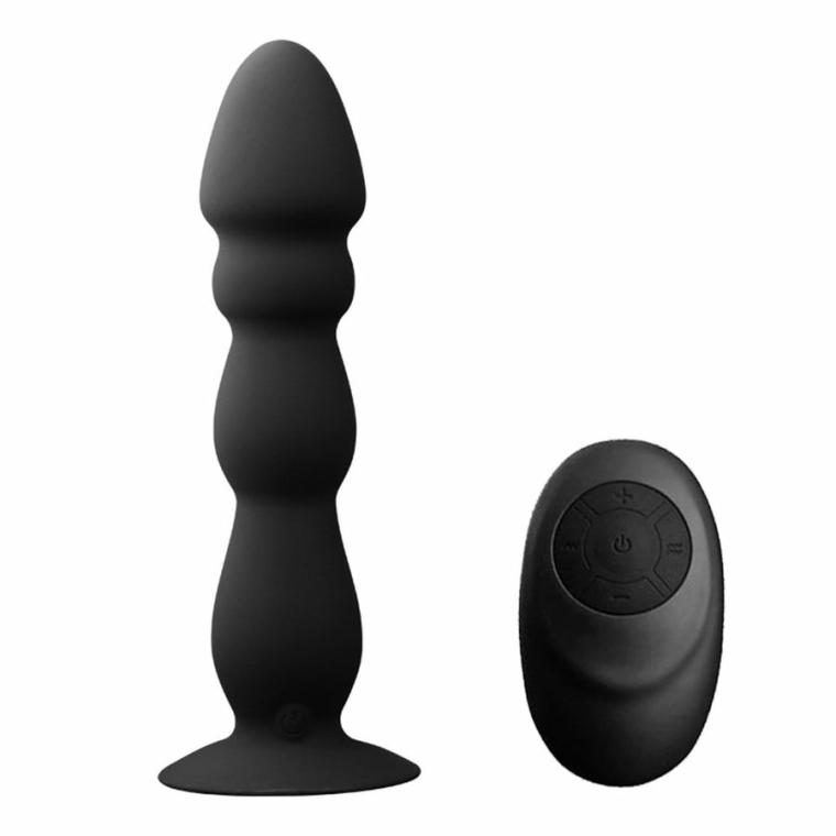 Small Ridged Anal Vibrator Butt Plug Anal Toys