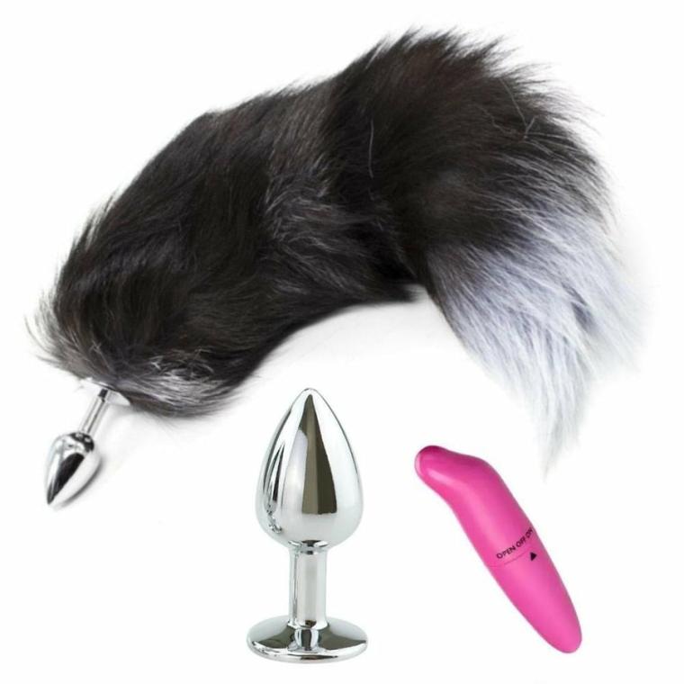 Steel Fox Plug With Vibrator 15″ Butt Plugs