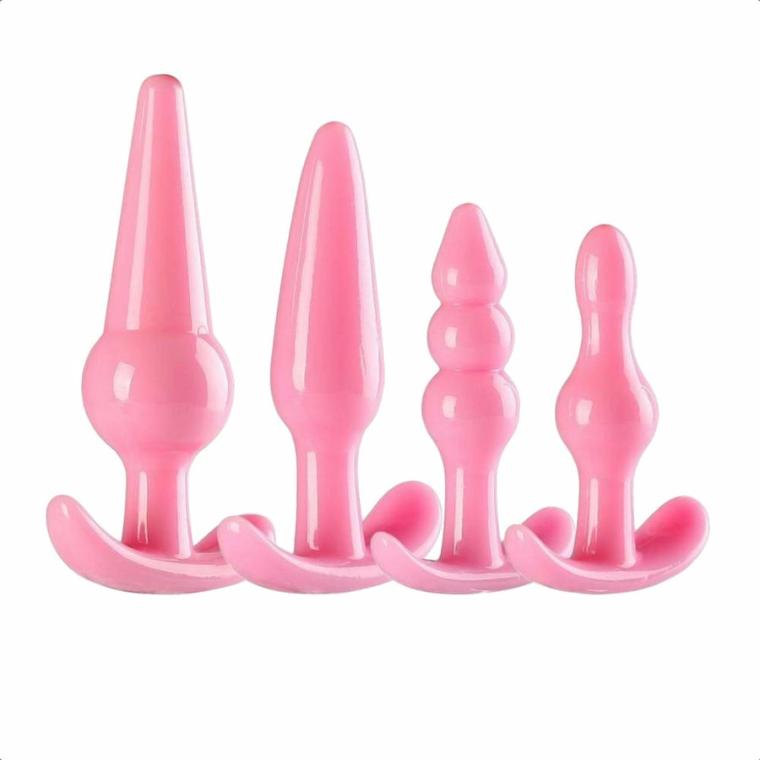 Versatile Silicone Kit (4 Piece) Anal Toys Black