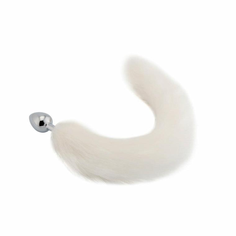 White Foxtail 16″ Fox Tails