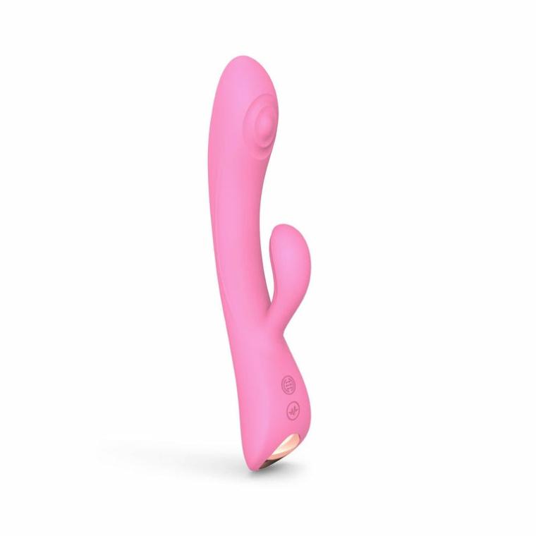 Bunny & Clyde Rabbit With G-Spot Tapper Rabbit Vibrators Pink Passion