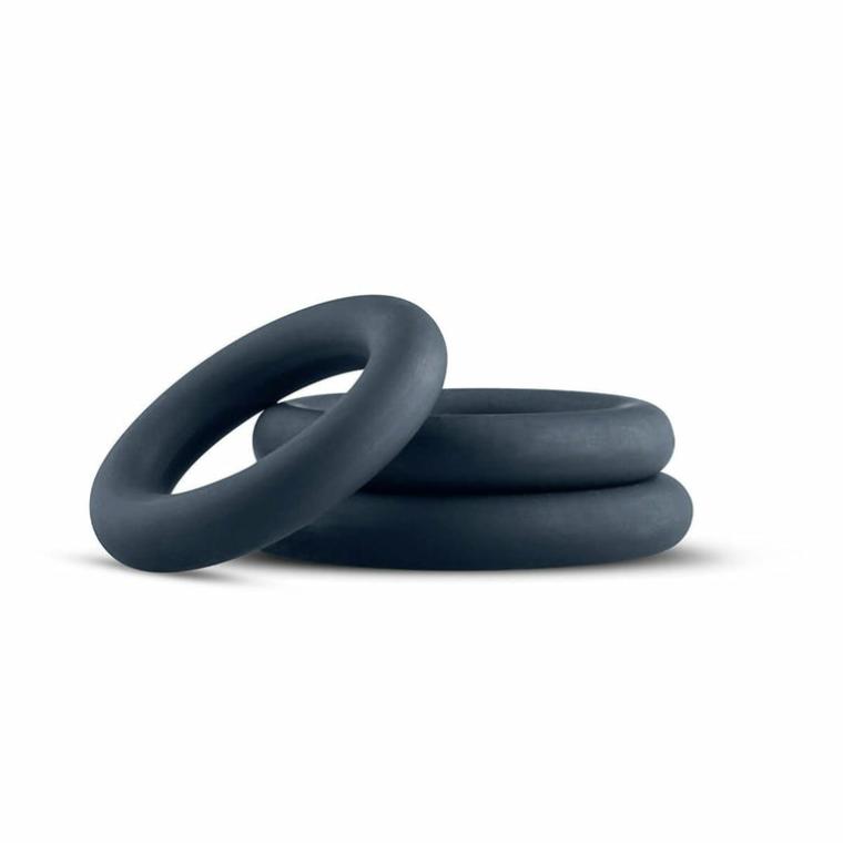 Classic Silicone Cock Ring Set Of 3 Cock Rings